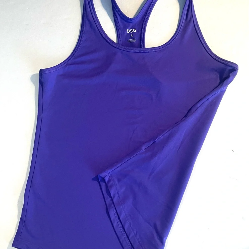 DSG Purple Racerback Performance Tank - Picture 1 of 7